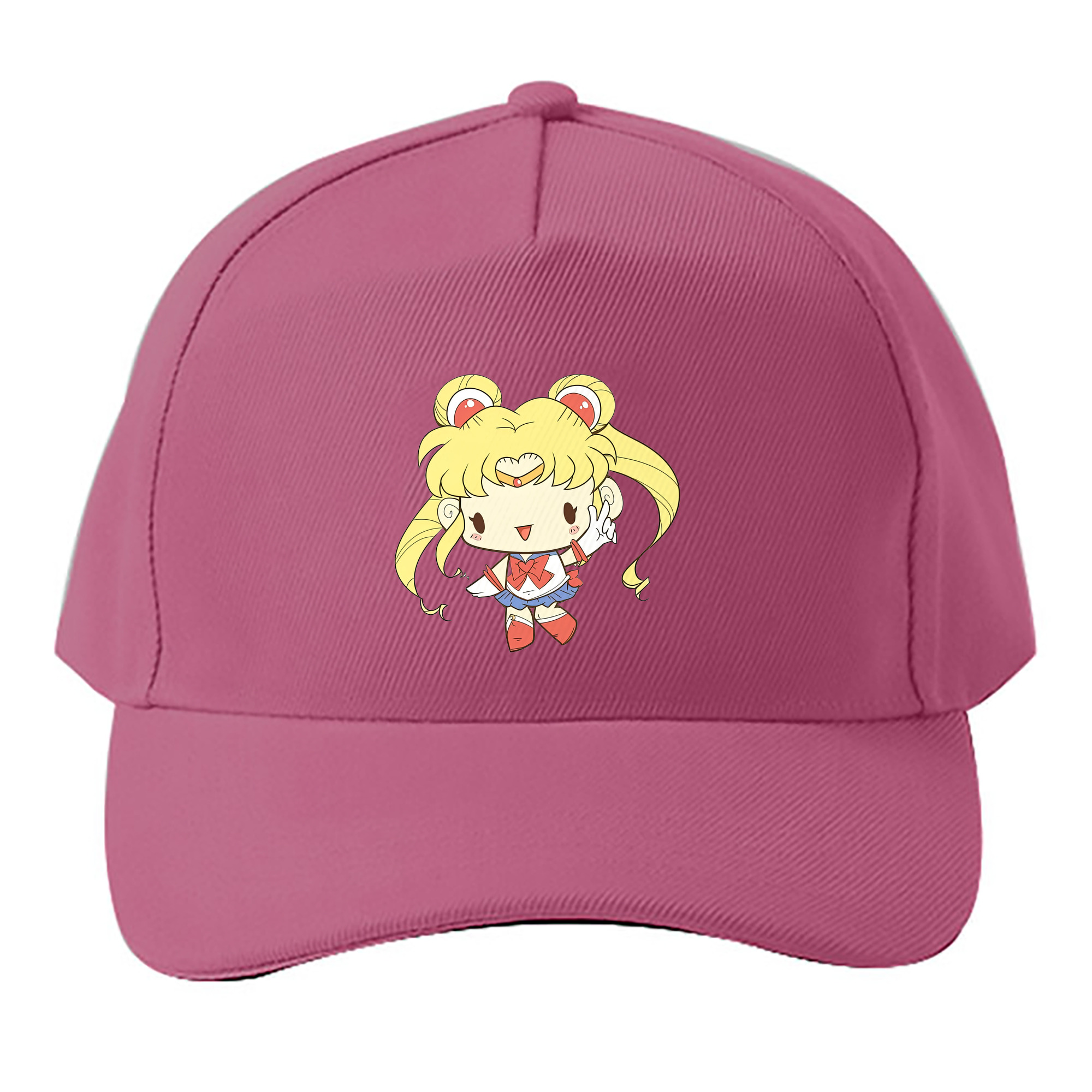 （画像用） 美少女戦士セーラームーン 月野 うさぎ つきの うさぎ Sailor Moon Tsukino Usagi ベースボールキャップ 綿100％ 男女兼用 帽子 スポーツ